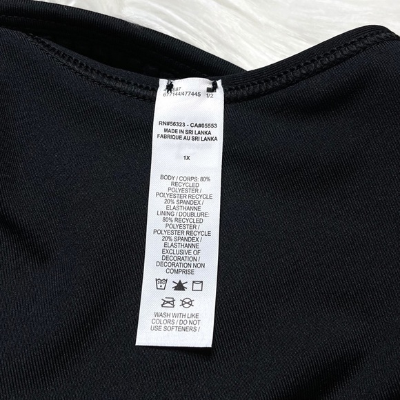 Nike Sports Bra Medium Support Non Padded Black Racerback - Picture 4 of 5